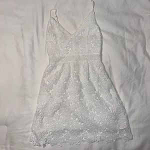 Abercrombie and Fitch White Lace Dress
